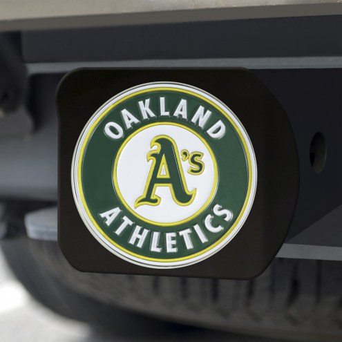 Oakland Athletics Black Color Hitch Cover