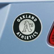 Oakland Athletics Chrome Metal Car Emblem