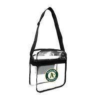 Oakland Athletics Clear Crossbody Carry-All Bag
