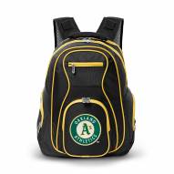 MLB Oakland Athletics Colored Trim Premium Laptop Backpack