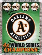 Oakland Athletics Commemorative Throw Blanket