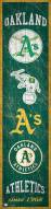 Oakland Athletics Heritage Banner Vertical Sign