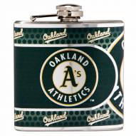 Oakland Athletics Hi-Def Stainless Steel Flask
