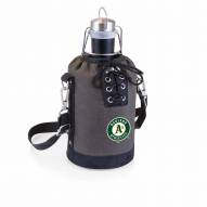 Oakland Athletics Insulated Growler Tote with 64 oz. Stainless Steel Growler
