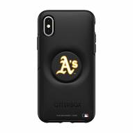 Oakland Athletics OtterBox Symmetry PopSocket iPhone Case