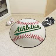 Oakland Athletics Baseball Rug