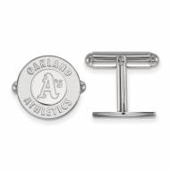 Oakland Athletics Sterling Silver Cuff Links