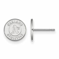 Oakland Athletics Sterling Silver Extra Small Post Earrings
