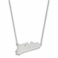Oakland Athletics Sterling Silver Large Pendant Necklace
