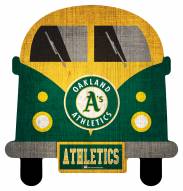 Oakland Athletics Team Bus Sign