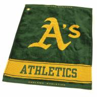 Oakland Athletics Woven Golf Towel