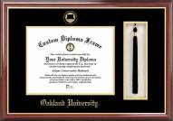 Oakland Golden Grizzlies Diploma Frame & Tassel Box