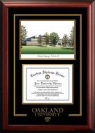 Oakland Golden Grizzlies Spirit Graduate Diploma Frame