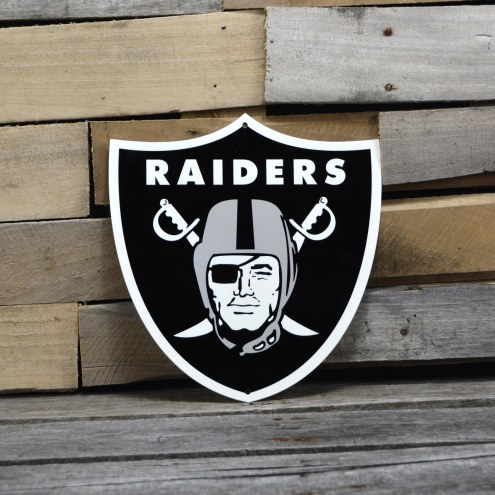 Las Vegas Raiders 12&quot; Steel Logo Sign