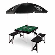 Las Vegas Raiders Black Picnic Table w/Umbrella