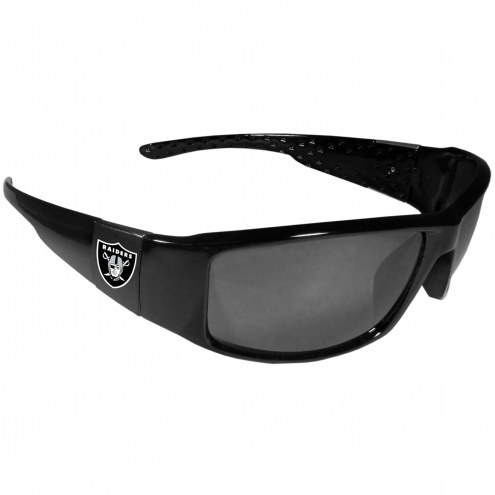 Las Vegas Raiders Black Wrap Sunglasses