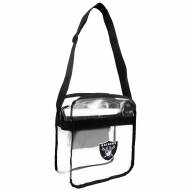 Las Vegas Raiders Clear Crossbody Carry-All Bag