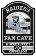 Las Vegas Raiders Fan Cave Wood Sign