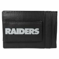 Las Vegas Raiders Logo Leather Cash and Cardholder