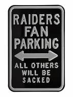 Las Vegas Raiders NFL Authentic Parking Sign