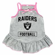 Las Vegas Raiders NFL Gray Dog Dress