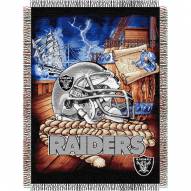 Las Vegas Raiders NFL Woven Tapestry Throw