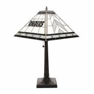 Las Vegas Raiders Stained Glass Mission Table Lamp