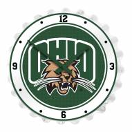 Ohio Bobcats Bottle Cap Wall Clock