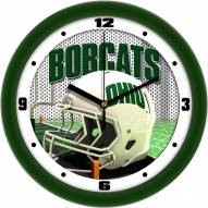 Ohio Bobcats Football Helmet Wall Clock