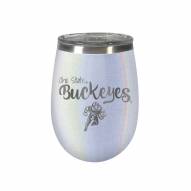 Ohio State Buckeyes 10 oz. Opal Blush Wine Tumbler