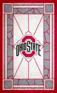 Ohio State Buckeyes 11" x 19" Stained Glass Sign
