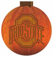 Ohio State Buckeyes 12" Halloween Pumpkin Sign
