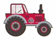 Ohio State Buckeyes 12" Tractor Cutout Sign