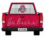 Ohio State Buckeyes 12" Truck Back Cutout Sign
