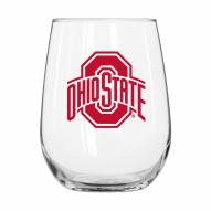 Ohio State Buckeyes 16 oz. Gameday Curved Beverage Glass