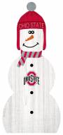 Ohio State Buckeyes 31" Snowman Leaner