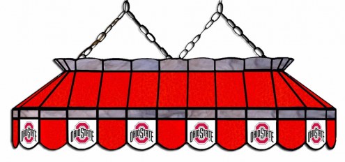 Ohio State Buckeyes 40&quot; Stained Glass Pool Table Light