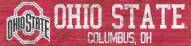 Ohio State Buckeyes 6" x 24" Team Name Sign
