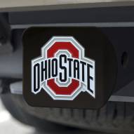 Ohio State Buckeyes Black Color Hitch Cover