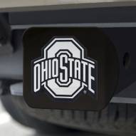 Ohio State Buckeyes Black Matte Hitch Cover
