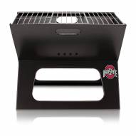 Ohio State Buckeyes Black Portable Charcoal X-Grill