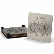 Ohio State Buckeyes Boasters Stainless Steel Coasters - Set of 4