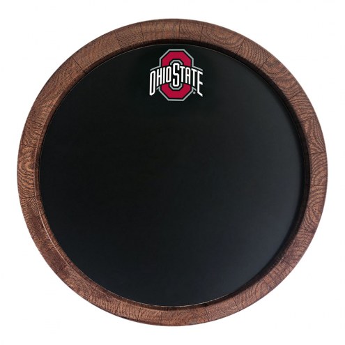 Ohio State Buckeyes Chalkboard &quot;&quot;Faux&quot;&quot; Barrel Top Sign