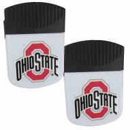 Ohio State Buckeyes Chip Clip Magnet with Bottle Opener - 2 Pack
