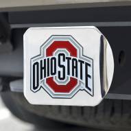 Ohio State Buckeyes Chrome Color Hitch Cover