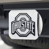 Ohio State Buckeyes Chrome Metal Hitch Cover