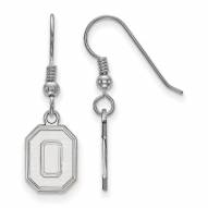 Ohio State Buckeyes Sterling Silver Small Dangle Earrings
