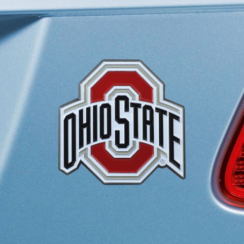 Ohio State Buckeyes Color Car Emblem