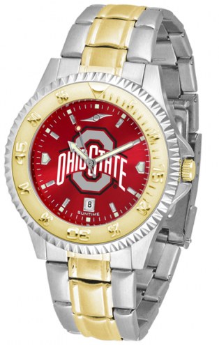Ohio State Buckeyes Competitor Two-Tone AnoChrome Men's Watch