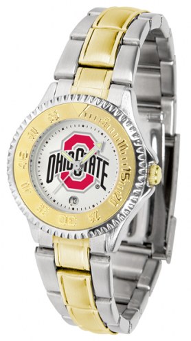 Ohio State Buckeyes Competitor Two-Tone Women's Watch
